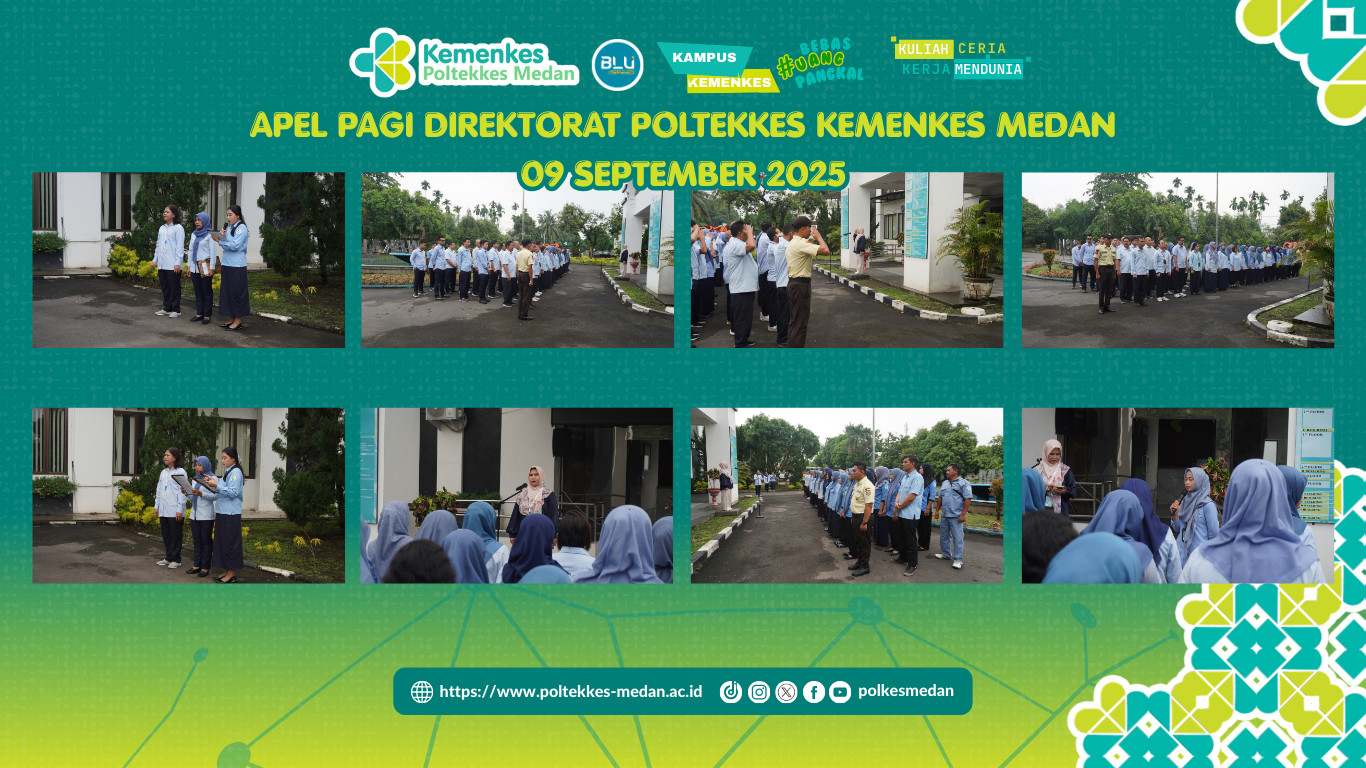 Apel Pagi Poltekkes Kemenkes Medan, Senin 8 September 2025